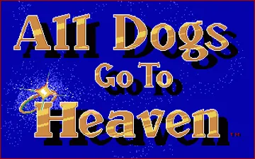 All Dogs Go to Heaven_Disk1 screen shot title